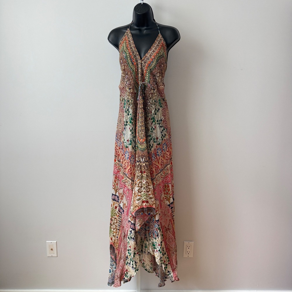 Sakkas OS Maxi Dress Fairy Bling Boho Flowy Beachy Relaxed Shabby Festival